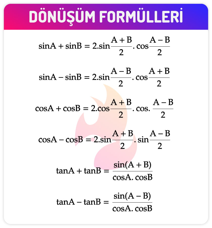 Donusum Formulleri