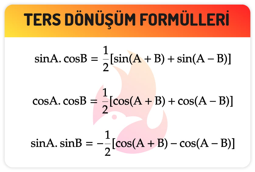Ters Donusum Formulleri